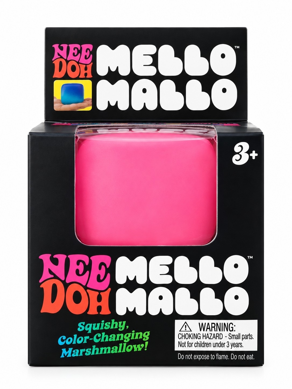 NeeDoh Mello Mallo Squishy Color Changing Marshmallow Fidget Toy New